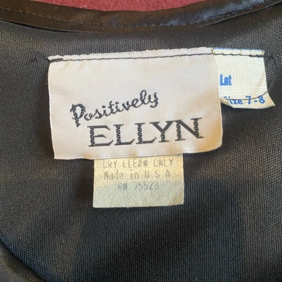 Vintage Black Sequin Sleeveless Mini Dress - Picture 7 of 8